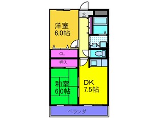 グリ－ンパ－クの物件間取画像